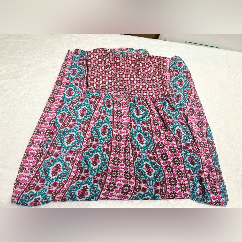 Cute Multi colored sun tube maxi dress size small - Picture 13 of 16